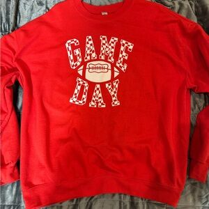 Red 'Game Day' Sweatshirt